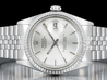 Rolex Datejust 36 Argento Jubilee 1603 Silver Lining